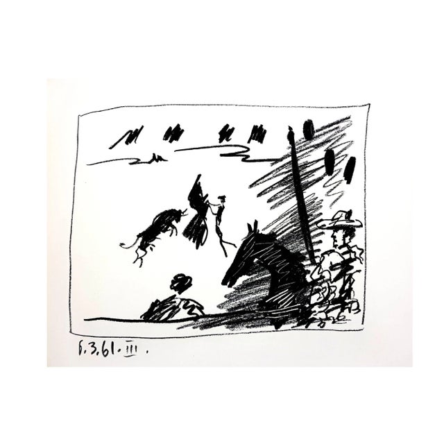 Pablo Picasso - Jeu de la Cape - Original Lithograph 1961 For Sale
