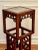 20th Century Chinese Square Carved Rosewood Pedestal Stand With Marble Top For Sale In Philadelphia - Image 6 of 12