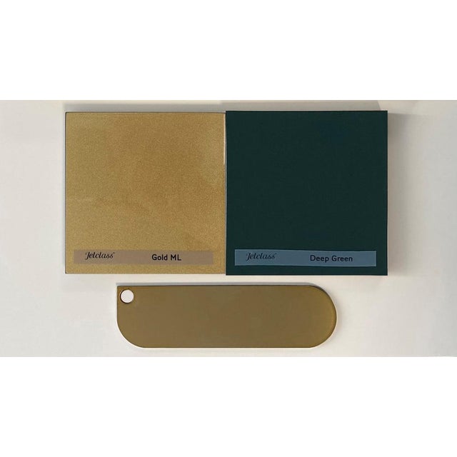 Contemporary Lust Bar Cabinet in Deep Green For Sale - Image 3 of 4