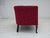 Danish 2-Seater Sofa in Cherry-Red Velour, 1950s For Sale - Image 9 of 18