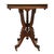 Antique Eastlake Carved Walnut Square Marble Top Table C1890 For Sale - Image 10 of 11