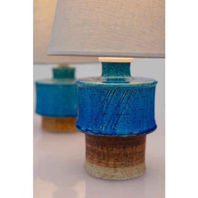 Rörstrand Mid-Century Modern Pottery Lamp Base by Inger Persson for Rörstrand, 1960s For Sale - Image 4 of 14