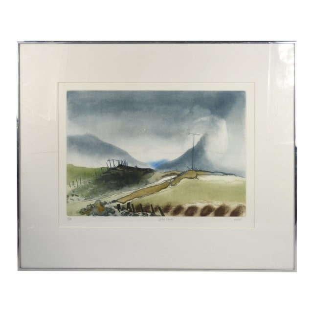Gordon Miles (Uk B. 1947) Original Etching W Aquatint Signed For Sale