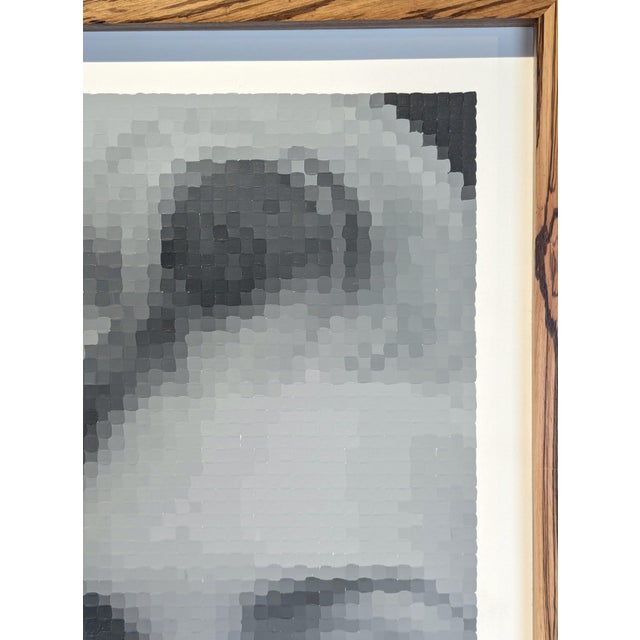 Francisco Vital "Marilyn Monroe Smile" Contemporary Pop Art Inspired Pixelated Portrait Painting, 2021 For Sale In Houston - Image 6 of 11