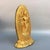 Ornate standing sculpture of Thousand-Armed Avalokiteshvara, crafted from brass with gilded finish. The figure stands atop...