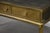 1970’s Mastercraft Brass and Leather Top Desk For Sale - Image 10 of 12