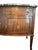 Antique French Louis XVI Demilune Mahogany Calacatta Viola Marble Top Buffet Sideboard Credenza For Sale - Image 4 of 18