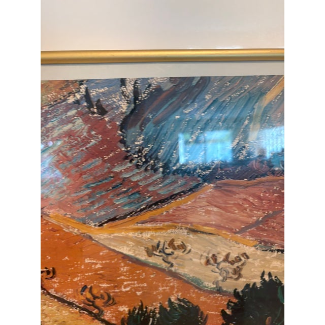 Late 20th Century Vintage State Hermitage Museum Van Gogh Hidden Treasures Revealed Framed Exhibition Poster For Sale - Image 5 of 18