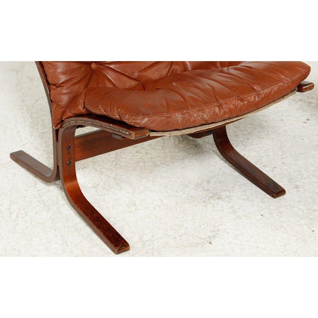 Mid-Century Norwegian Siesta Chairs in Leather by Ingmar Relling, Set of 2 For Sale - Image 4 of 6