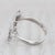 0.20ctw Vine Work Flower Bypass Ring 14k White Gold Size 6.25 Floral Cocktail For Sale In Greensboro - Image 6 of 8
