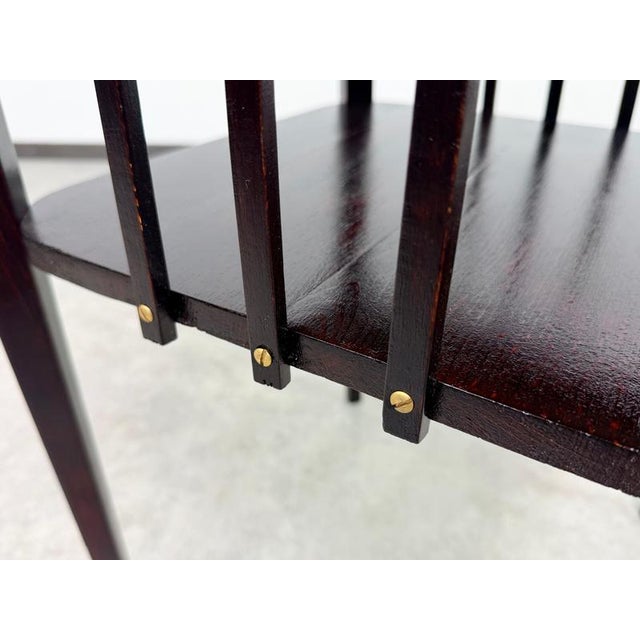 Vienna Secession Bentwood No. 412 Side Table by Otto Wagner for Thonet, 1904 For Sale - Image 9 of 14