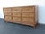 Brown American of Martinsville Hollywood Regency Woven Rattan Dresser 6448 For Sale - Image 8 of 18