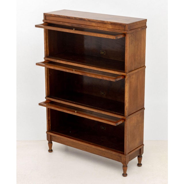 Hale Oak Sectional Barrister Bookcase For Sale - Image 4 of 7