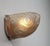 Metal Simonet Freres French Art Deco Patinated Floral Glass Pocket Wall Sconces 1930s - A Pair For Sale - Image 7 of 14