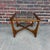 1960s Lane Silhouette Sculptural Walnut & Glass End Table by Andre Bus For Sale - Image 11 of 12
