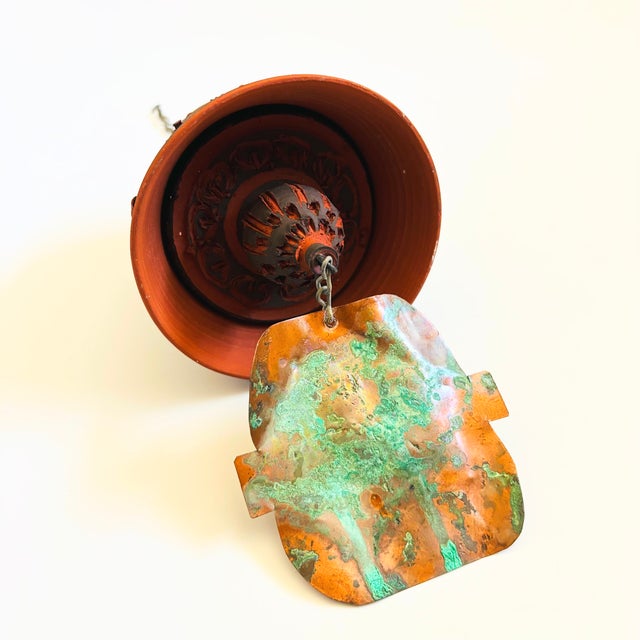 Rose Cabat Pottery Bird Wind Bell For Sale - Image 10 of 10