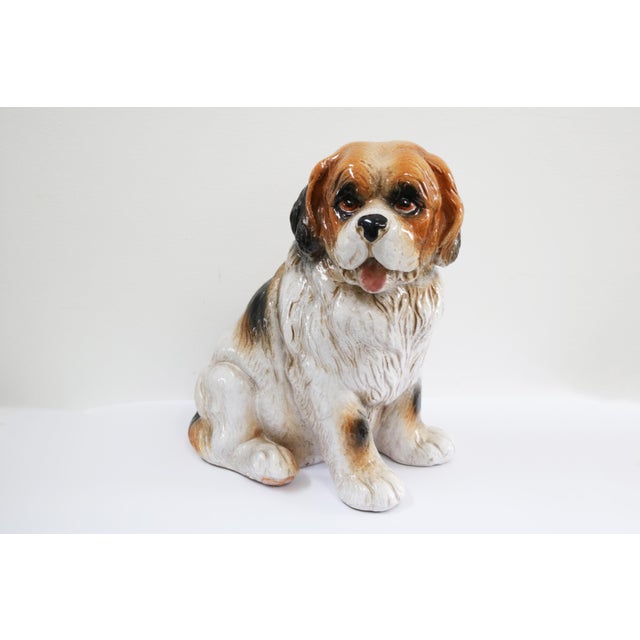 Ceramic Vintage Ceramic Dog, Italy, 1970 For Sale - Image 7 of 7
