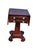 Mid 19th Century 1840 American Mahogany Empire Drop Leave Side Table. For Sale - Image 5 of 17