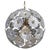 Sputnik Pendant Light with 51 Flowers in Clear Glass and Burnished Brass from Justfurnituress SRL For Sale - Image 10 of 10