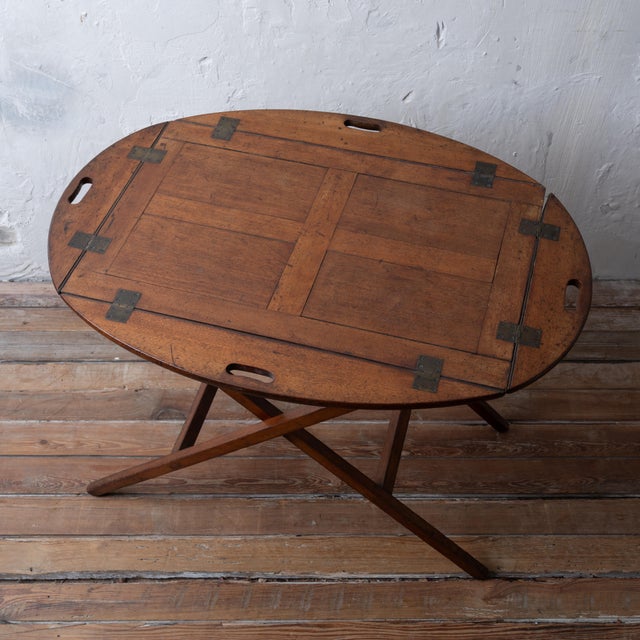 Georgian Mahogany Butler's Tray on Stand, C.1800 For Sale - Image 4 of 9