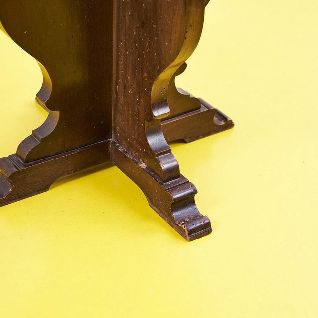 Octagonal Wooden Coffee Table, 1930s For Sale - Image 4 of 9