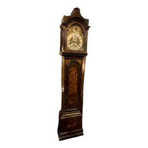 English Chinoiserie Grandfather Clock