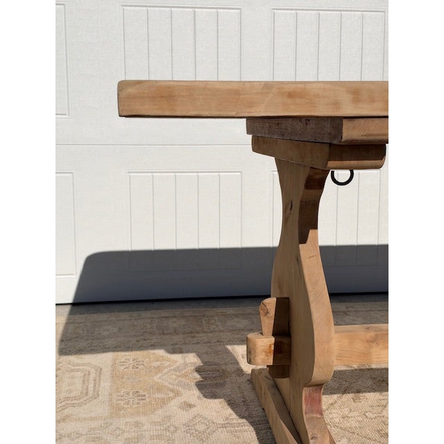 Early 20th Century 20th Century French Oak Monestary Table For Sale - Image 5 of 14