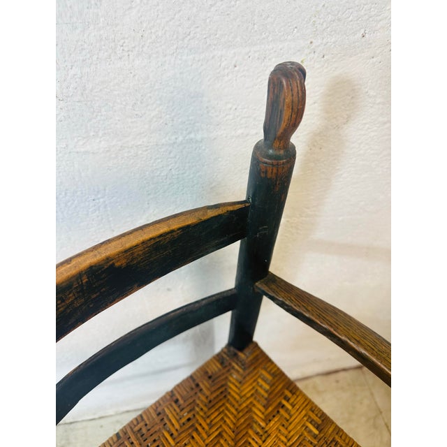 Wood Antique American High Chair For Sale - Image 7 of 11