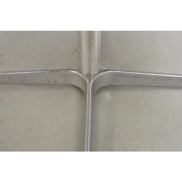 Vintage Mid Century Modern Knoll Style Pedestal Base Marble Top Coffee Table For Sale - Image 10 of 16