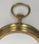 1970s Large brass mirror representing a pocket watch. French work. Circa 1970 For Sale - Image 5 of 9