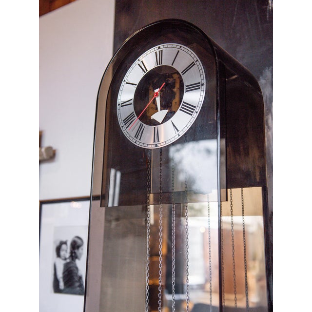 Mid 20th Century George Nelson Lucite Grandfather Clock by Howard Miller Company For Sale - Image 12 of 14