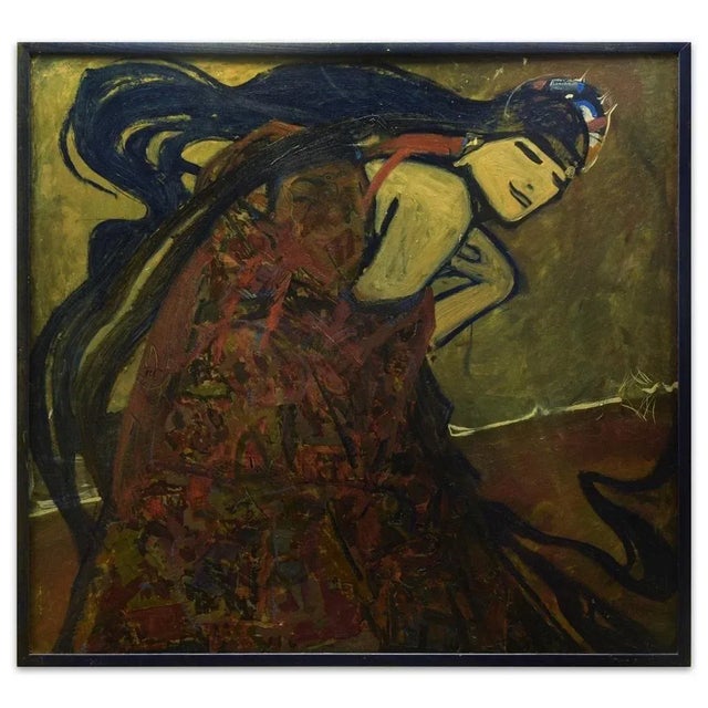 Early 21st Century Woman - Oil on Canvas by Anastasia Kurakina - 2010s 2010s For Sale - Image 5 of 5