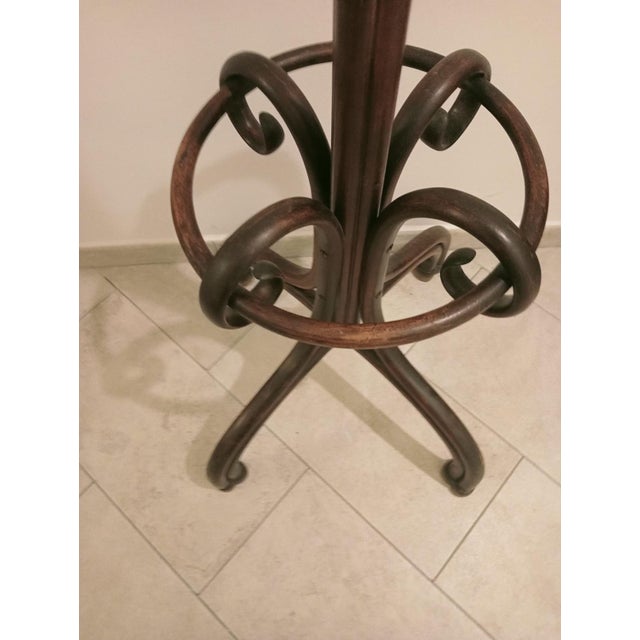 Art Nouveau Antique Bentwood Coat Rack, Attributed to Thonet, Circa 1900 For Sale - Image 3 of 6