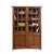 Mission Oak 4 Door Display China Cabinet - Walnut - 49"w For Sale - Image 9 of 13