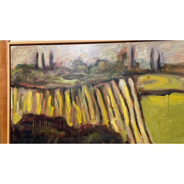 Herbert Murrie – Hills of San Gimignano (1997) Oil on Wood Panel, 60″ × 40″ For Sale In Phoenix - Image 6 of 9