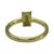 18k Yellow Gold Bezel Baguette Diamond Ring, Size 6.5 For Sale - Image 4 of 6