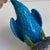 Chinese Turquoise Duck Statue Antique Figural Porcelain Blue Glaze Goose Bird Figurine For Sale - Image 9 of 11