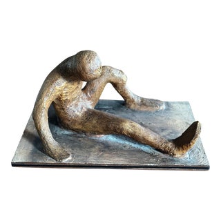 Modernist Sculpture of a Man For Sale