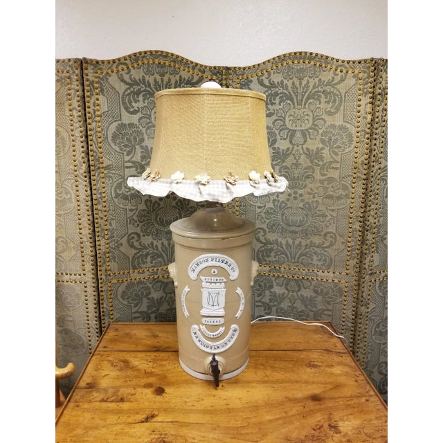 Late 19th Century Stoneware Lamp For Sale - Image 4 of 11