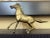 Farmhouse Vintage English Country Solid Brass Galloping Horse Figurine For Sale - Image 3 of 11