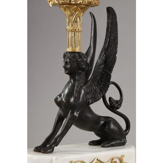 Spinx Candleholders, Set of 2 For Sale - Image 9 of 18