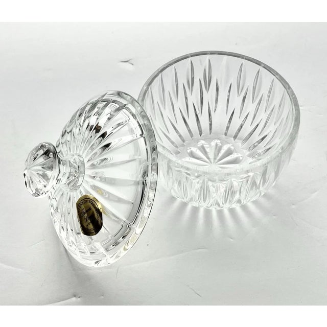 1990s 1990s Princess House “Highlights” 5-Piece Crystal Dinnerware Serving Hostess Set For Sale - Image 5 of 12