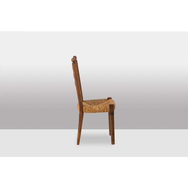 1950s Oak Chairs, 1950s, Set of 8 For Sale - Image 5 of 12