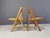 Mid-Century Wooden Folding Chairs, 1950s, Set of 6 For Sale - Image 9 of 11