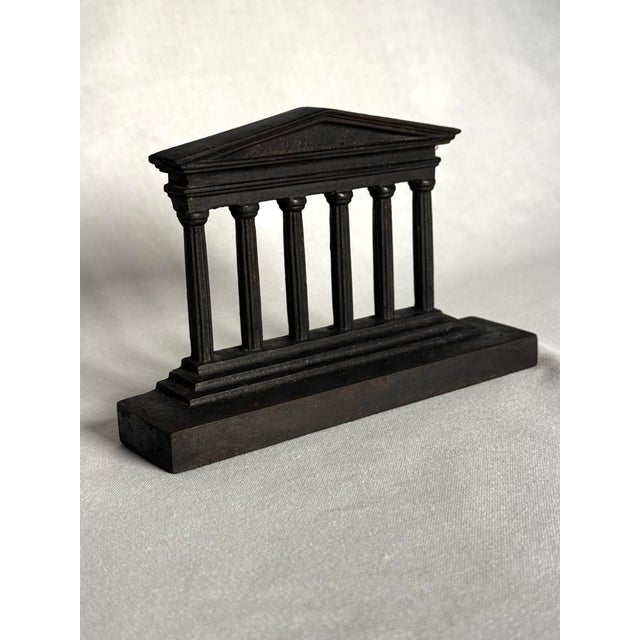 Early 20th Century Early 20th Century Neoclassical Greek "Parthenon" Cast Iron Architectural Element Decorative Object For Sale - Image 5 of 11