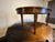 Chestnut Stickley Traditional Oval Hepplewhite Coffee Table With Intricate Inlay, Mahogany and Various Other Exotic Woods For Sale - Image 8 of 8