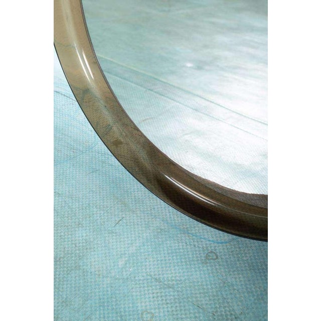 Minimalist Round Mirror by Guzzini For Sale - Image 4 of 8