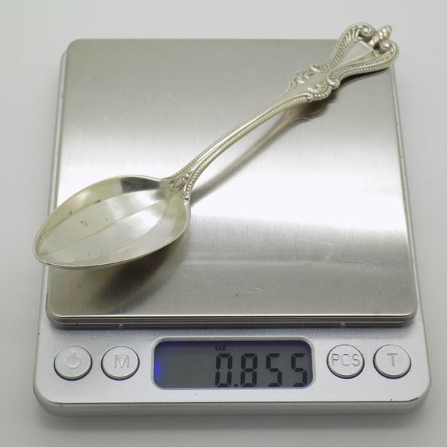 Vintage British Sterling Silver 925 Elegant Spoon Engraved "Lois" Usable For Sale - Image 13 of 14