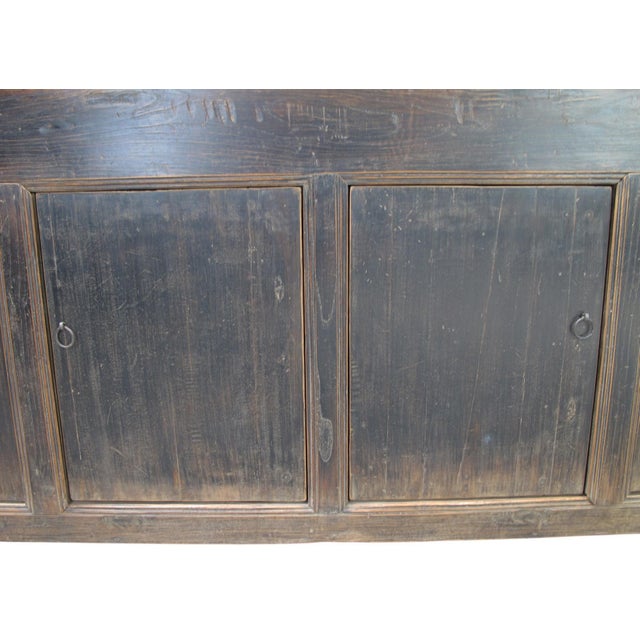 Wood Vintage Distressed Reclaimed Wood Sideboard Cabinet 27 For Sale - Image 7 of 13