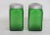 Owens Illinois Diagonal Ribbed Emerald Green Glass Shakers a Pair For Sale - Image 4 of 10